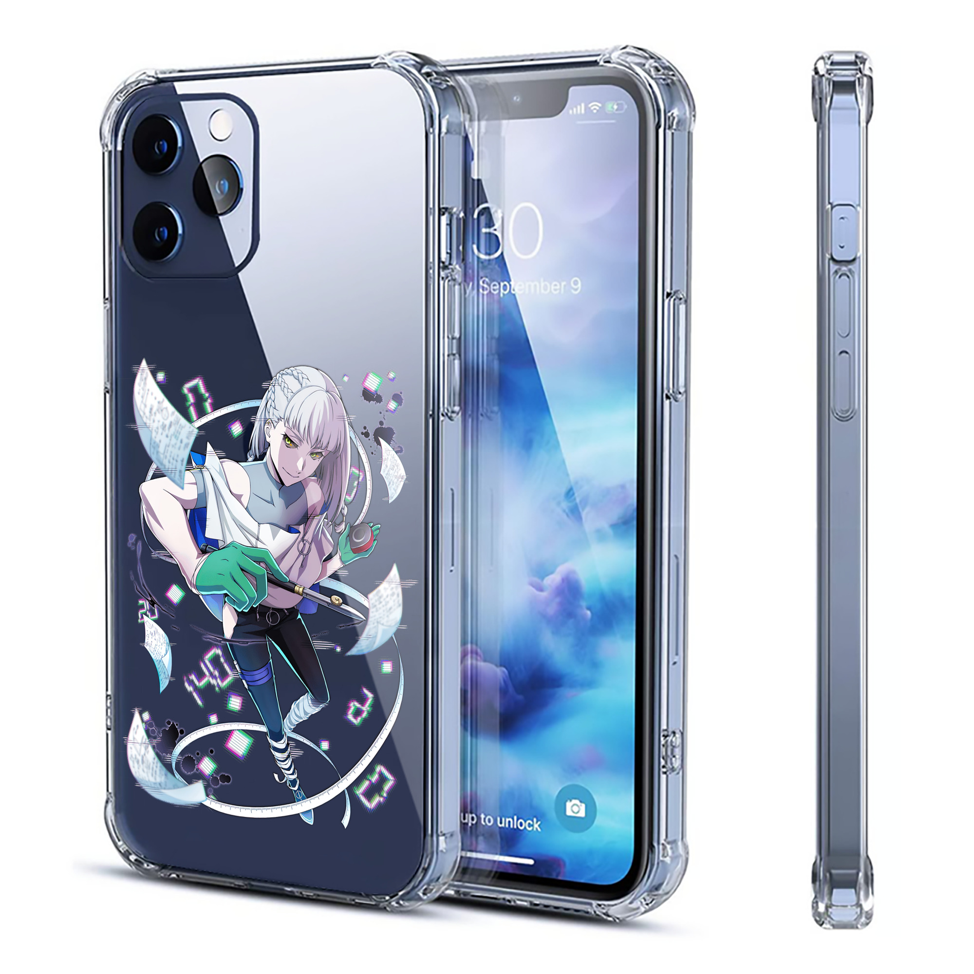 （画像用） 文豪ストレイドッグス Bungo Stray Dogs 【iPhone 12シリーズ対応】透明スマホケース（クリアソフトケース）